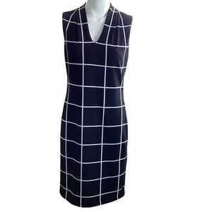 Joseph Ribkoff black sleeveless dress size 10. 0922